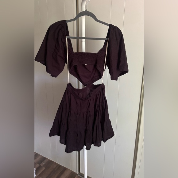 0063. $78 Free People Cross of Sunlight Mini Dress - Picture 6 of 8